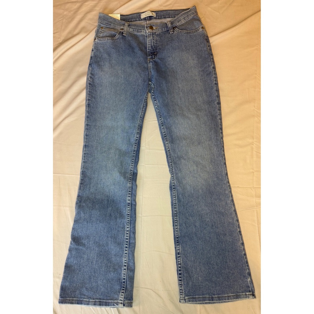 Wrangler Boot Cut Jeans Women 6x30 Blue New Classic Fit Mid Rise Stretch WCW82WH